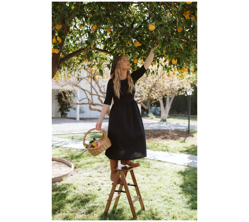 Me by Jennie Garth Regular Mixed Media 3/4 Slv Midi Dress — View 9