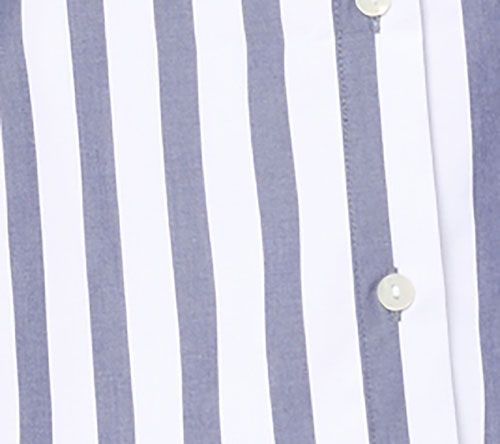 Attitudes by Renee Striped and Embroidered Top — View 7