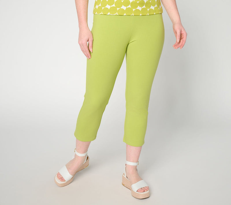 Women with Control Regular 86/14 Slim Leg Crop Smoothing Influencer Pant — Main view