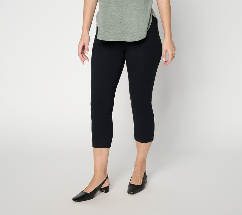 Women with Control Regular 86/14 Slim Leg Crop Smoothing Influencer Pant — View 3