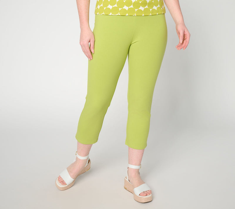Women with Control Regular 86/14 Slim Leg Crop Smoothing Influencer Pant — View 11