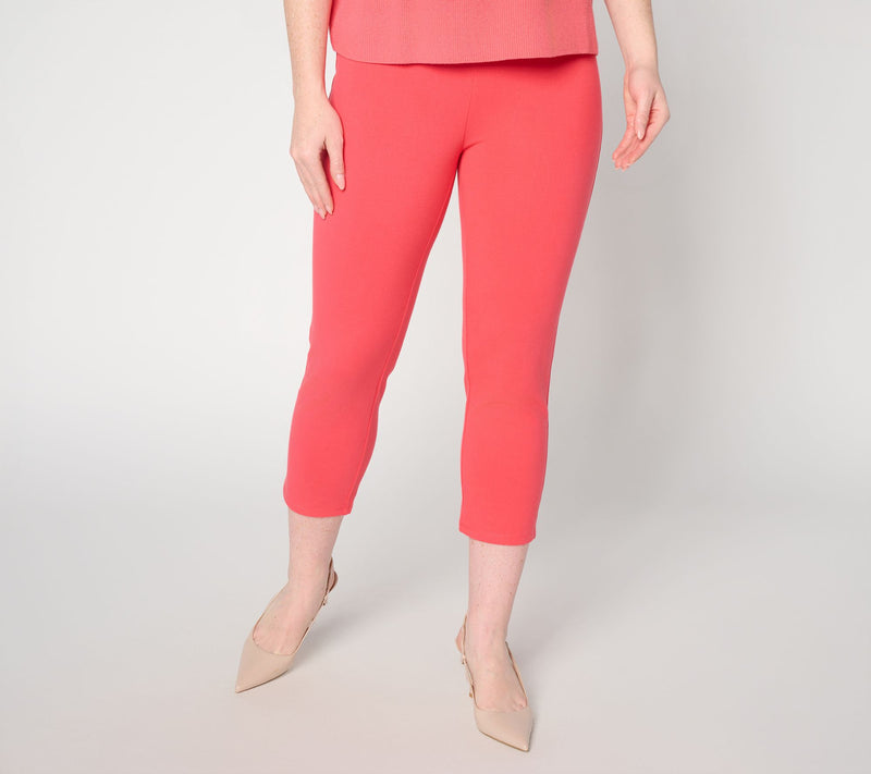 Women with Control Regular 86/14 Slim Leg Crop Smoothing Influencer Pant — View 12