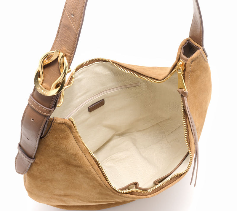 "As Is" Aimee Kestenberg Unity Large Suede Shoulder Bag — View 3