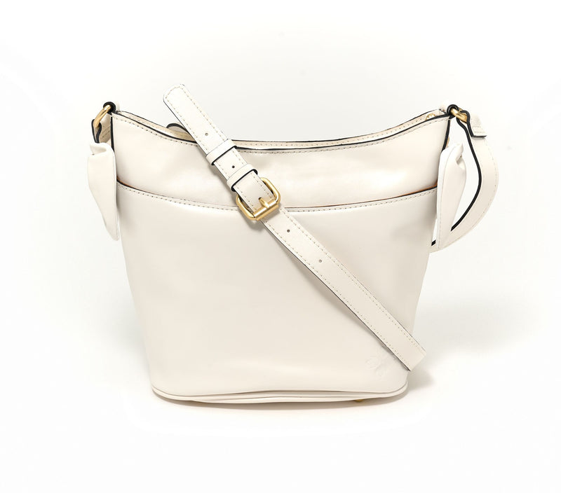 Patricia Nash Savoca Leather Bucket Bag with Bow Trim — View 9