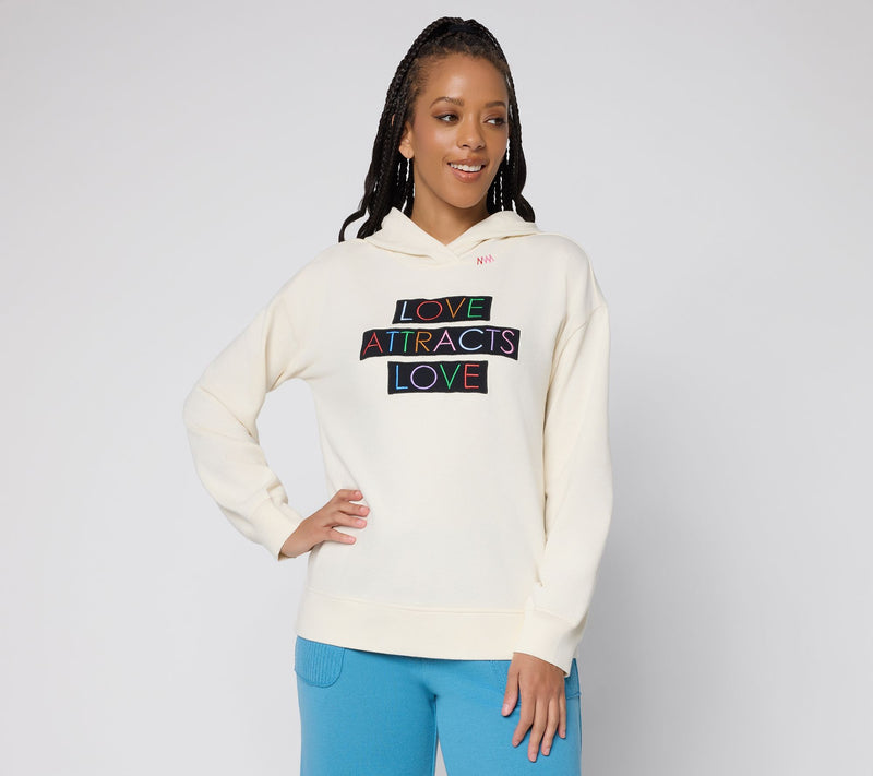 Peace Love World Ali & Mally Affirmation Pullover Hoodie — View 12
