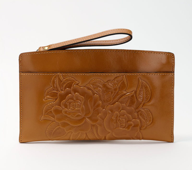 Patricia Nash Sivota Leather Wristlet — View 11