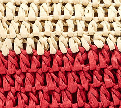 Patricia Nash Gabriella Raffia Tote with Scarf — View 6