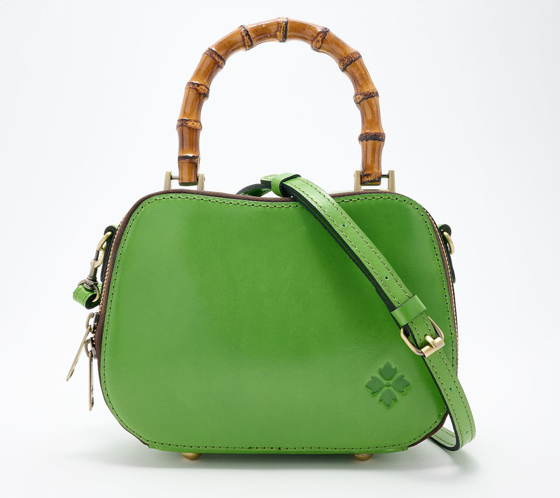 Patricia Nash Lara Leather Crossbody with Bamboo Handle — View 14