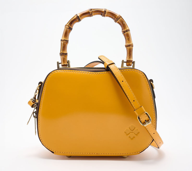 Patricia Nash Lara Leather Crossbody with Bamboo Handle — View 15