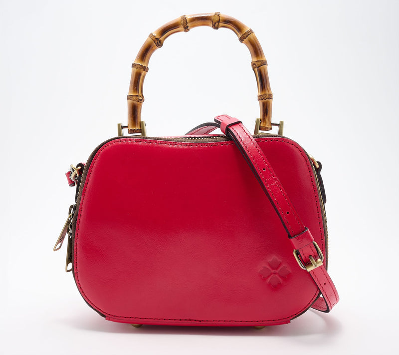 Patricia Nash Lara Leather Crossbody with Bamboo Handle — View 16
