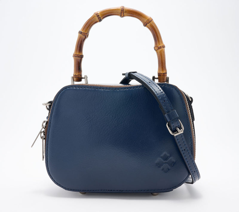 Patricia Nash Lara Leather Crossbody with Bamboo Handle — View 18
