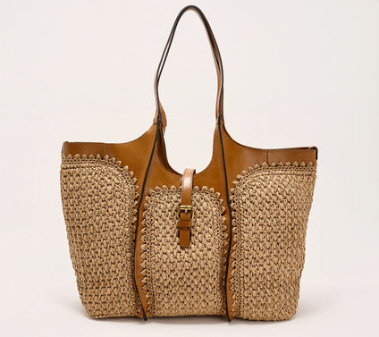 Patricia Nash Santorini Rafia Satchel