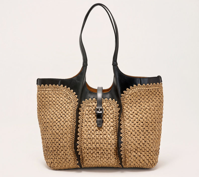 Patricia Nash Santorini Rafia Satchel — View 10