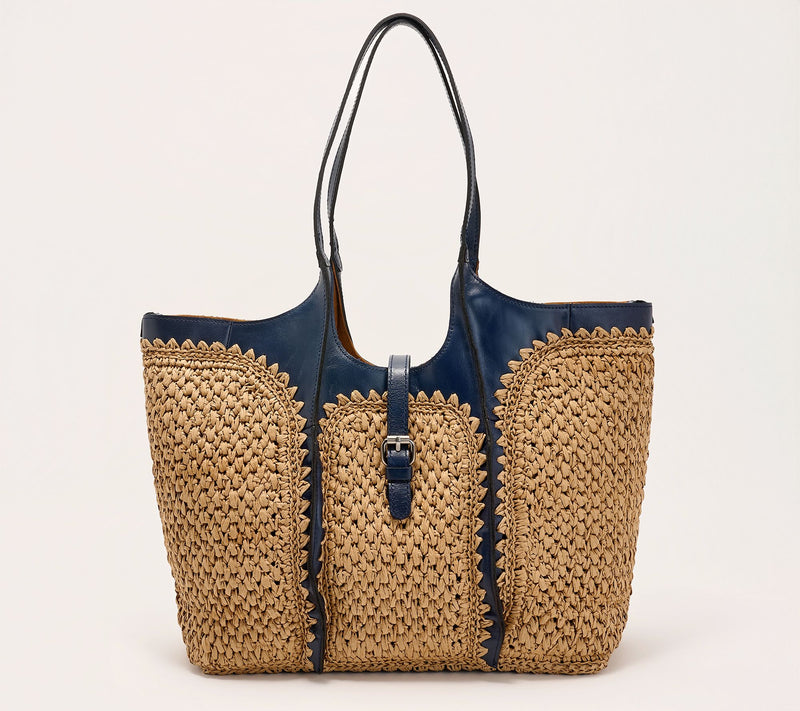 Patricia Nash Santorini Rafia Satchel — View 12