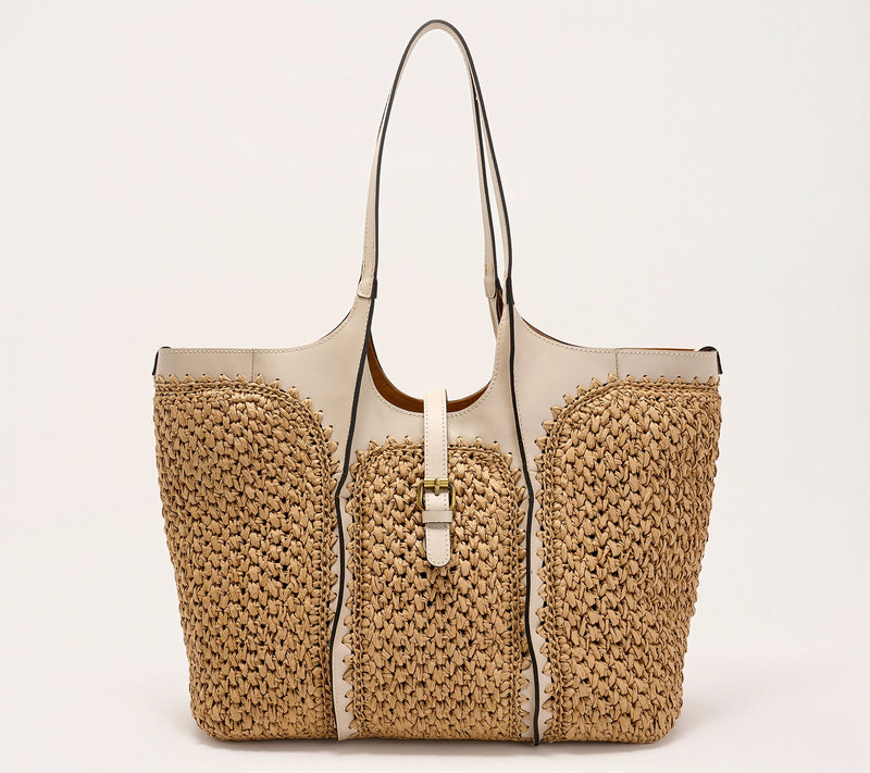 Patricia Nash Santorini Rafia Satchel — View 13