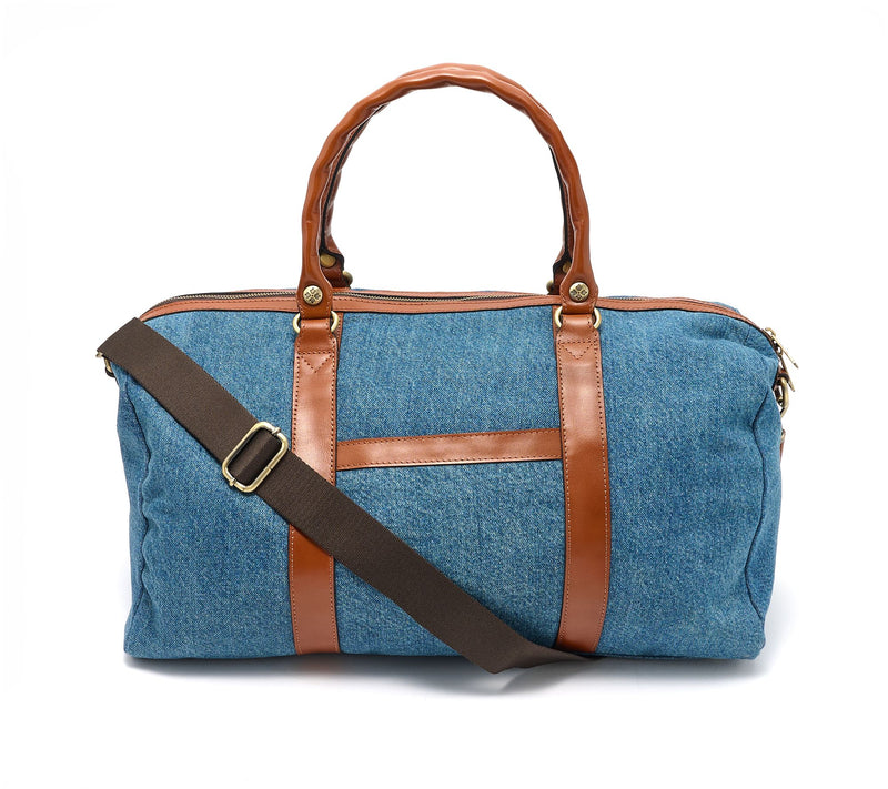 Patricia Nash Denim Milano Weekender  Bag — View 8