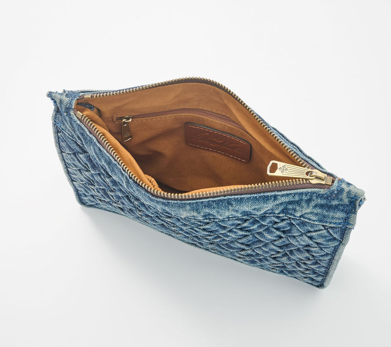 Patricia Nash Yvette Woven Denim Crossbody Clutch — View 3