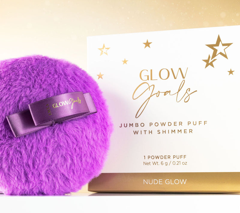 LWYA by Kim Gravel Glow Goals Jumbo Powder Puff w/ Shimmer — View 4