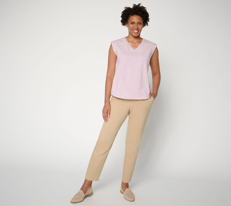 by Stacy London Grab & Go V-Neck Tank Top — View 6