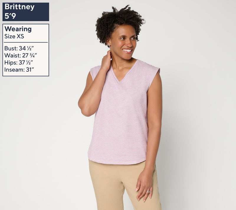 by Stacy London Grab & Go V-Neck Tank Top — View 4