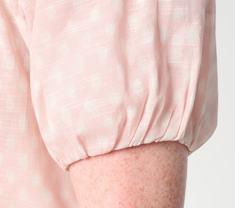 Me by Jennie Garth 100% Cotton Crosshatch Button Up Shirt — View 6