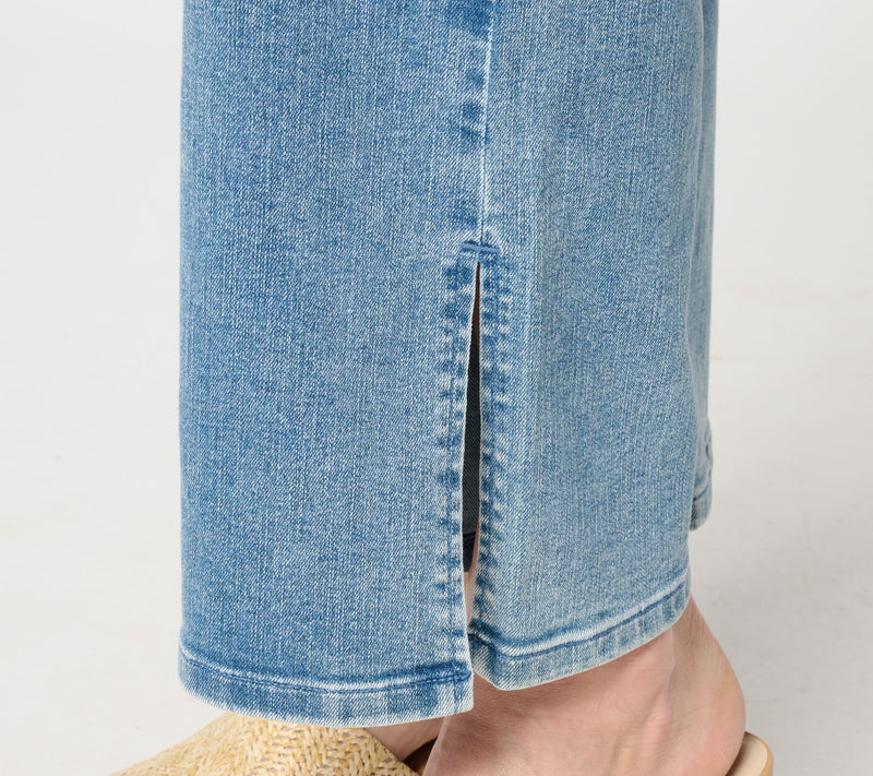 Me by Jennie Garth Regular Repreve Bootcut Jean w/ Ankle Slits — View 12