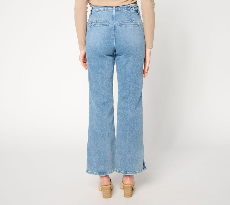 Me by Jennie Garth Petite Repreve Bootcut Jean w/ Side Slits — View 6