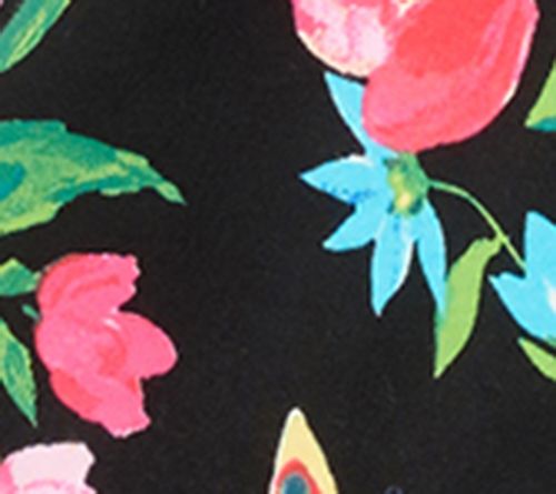 Quacker Factory Beauty in Bloom Long Sleeve Snap Front Cardigan — View 7