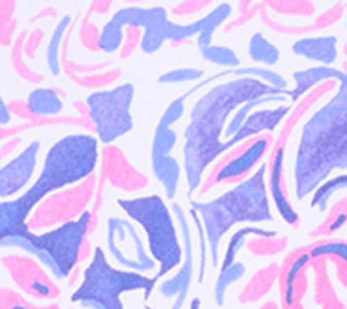 Susan Graver Printed Liquid Knit Scoop Neck A-Line Top — View 9