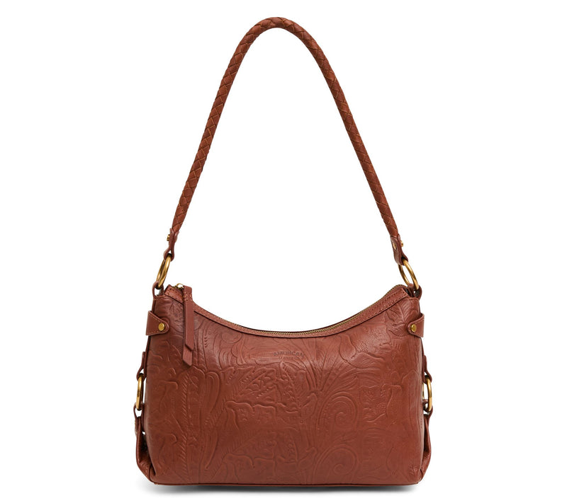 American Leather Co. Russet Shoulder Bag — View 13