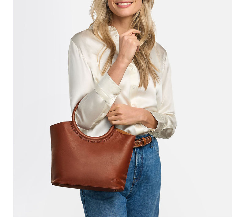 American Leather Co. Laurel Top Handle Conv. Satchel — View 4