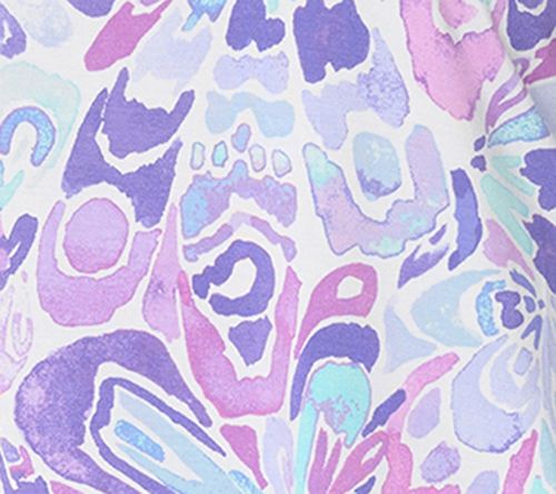 Quacker Factory Kaleidoscope Butterfly Embellished 3/4 Sleeve Top — View 7