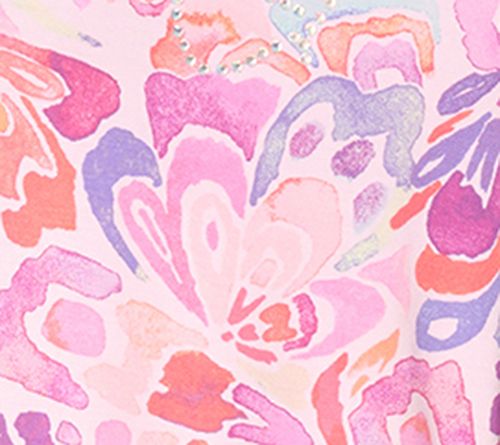 Quacker Factory Kaleidoscope Butterfly Embellished 3/4 Sleeve Top — View 8