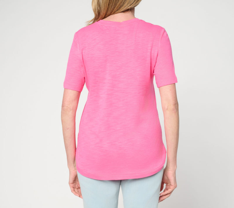 Brandis Dress Out Loud Bamboo Slub Bestie Everyday T Shirt — View 4