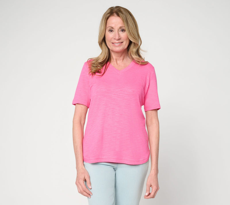Brandis Dress Out Loud Bamboo Slub Bestie Everyday T Shirt — Main view