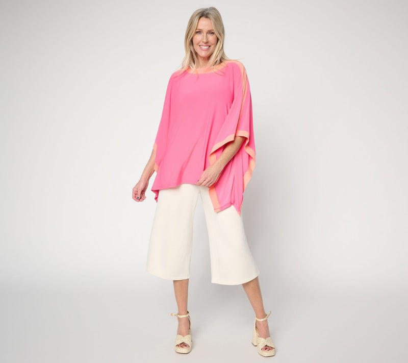 Brandis Dress Out Loud Discovery Knit Colorblock Sport Poncho — View 5