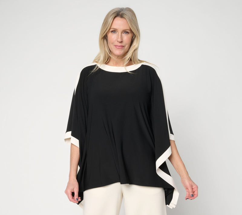 Brandis Dress Out Loud Discovery Knit Colorblock Sport Poncho — View 12
