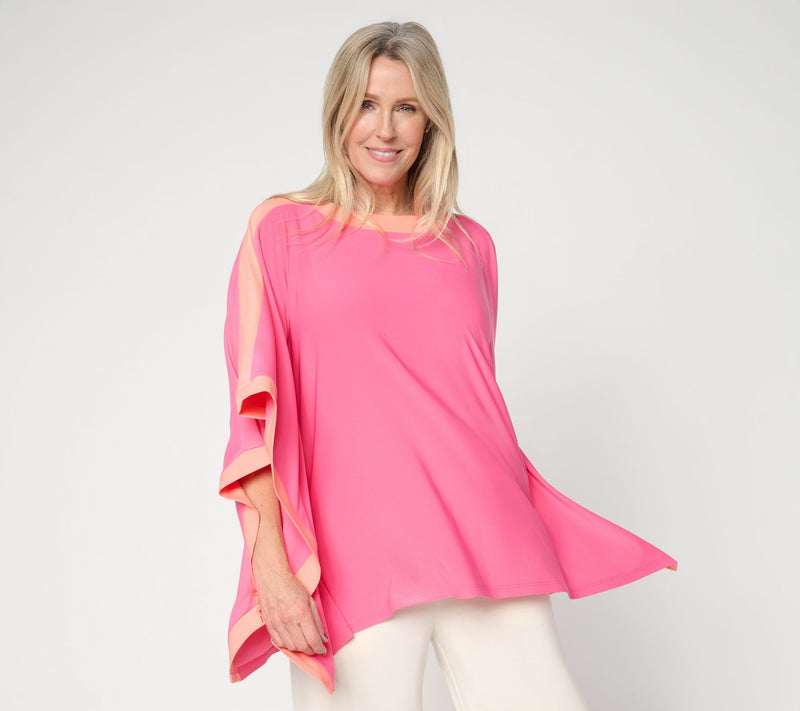 Brandis Dress Out Loud Discovery Knit Colorblock Sport Poncho — View 13