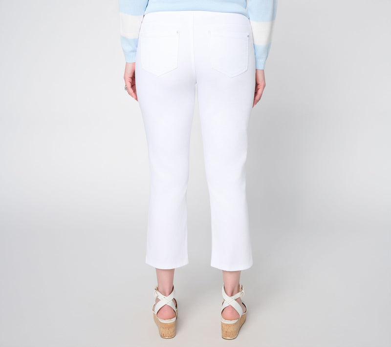 Belly by Kim Gravel Petite TripleLuxe Twill Star Cropped Jean — View 5