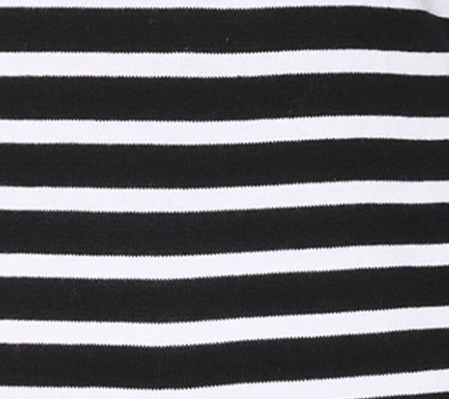 Belle by Kim Gravel Stripes and the City Elbow Sleeve Sweater — View 7