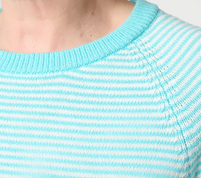 Belle by Kim Gravel Nod to Nautical Raglan Sleeve Sweater — View 6