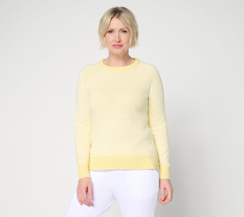Belle by Kim Gravel Nod to Nautical Raglan Sleeve Sweater — View 15