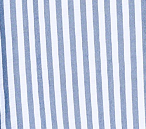 Belle by Kim Gravel Yacht Club Cool Seersucker Stripe Top — View 9