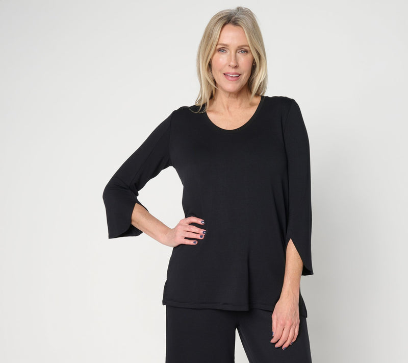 Brandis Dress Out Loud Acquitted Knit Dolphin Sleeve U Neckline Top — View 13