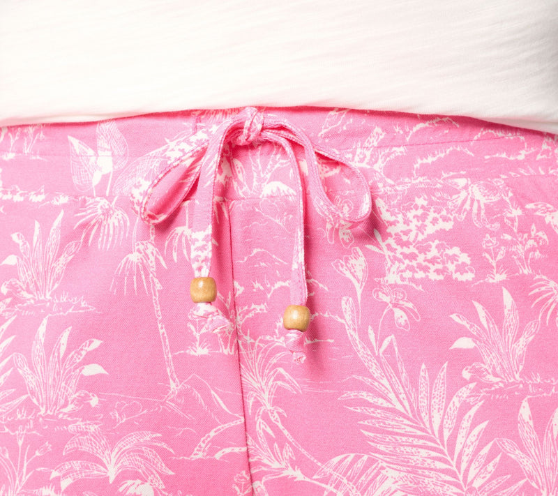 Belle Beach by Kim Gravel Reg Cabana Knit Printed Cropped Pant — View 8
