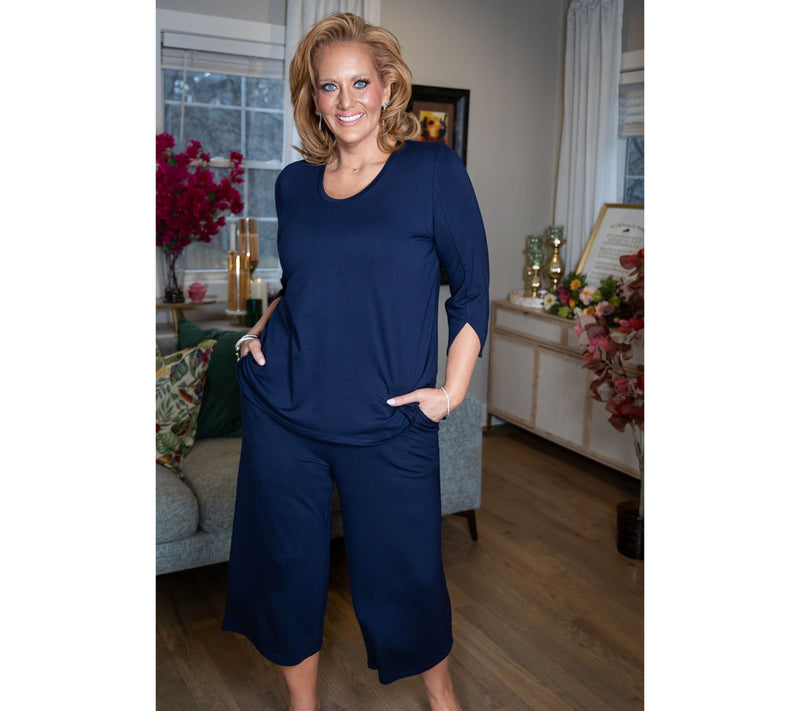 Brandis Dress Out Loud Petite Acquitted Knit Island Capri — View 7