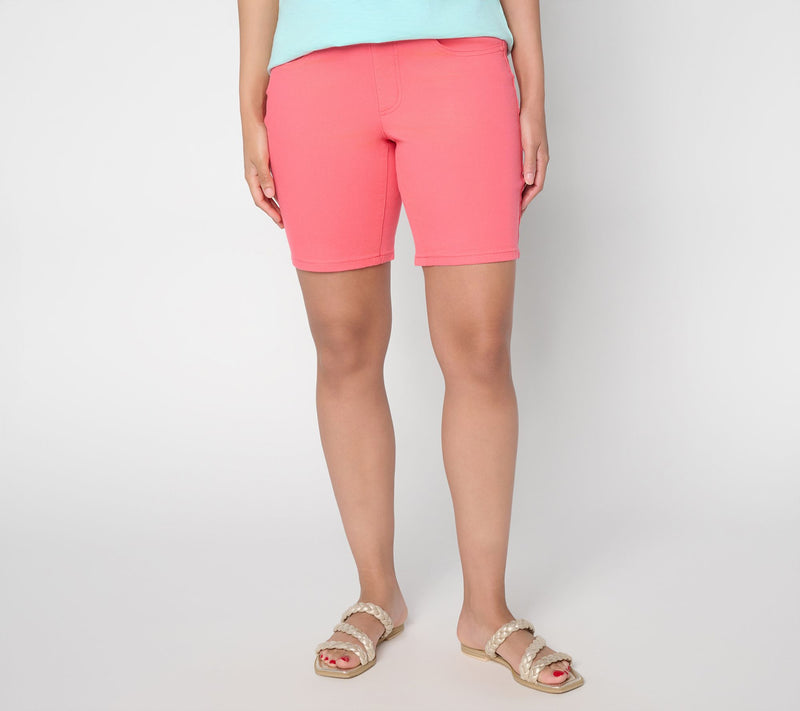 Belle by Kim Gravel Regular TripleLuxe Twill 5-Pocket Short — Main view