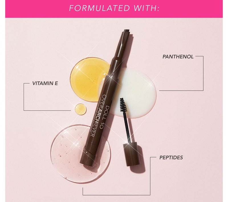 Doll 10 Overarchiever Wand Micro Brow Pencil w/ Filling Gel Duo — View 8