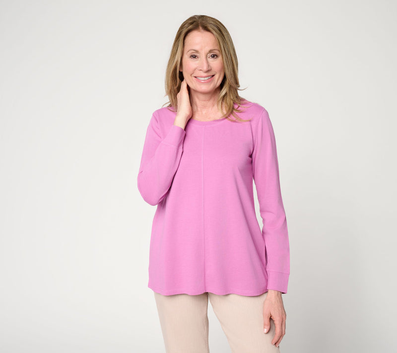 LOGO Principles by Lori Goldstein Sun Faded Seam Detail Top — View 12