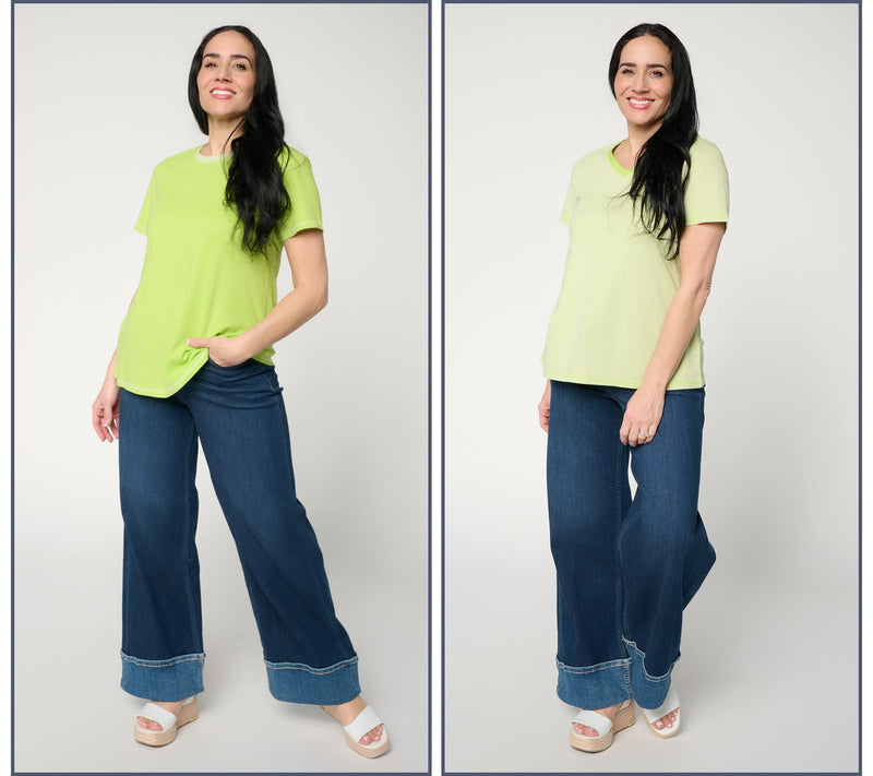 LOGO Principles by Lori Goldstein 2-Pack Ringer Tees — View 15